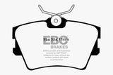 EBC 96-98 Volkswagen Eurovan 2.5 Vented Rotors Greenstuff Rear Brake Pads