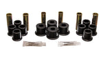 Energy Suspension 8/81-96 Ford F100/F150 2WD Black Rear Leaf Spring Bushing Set