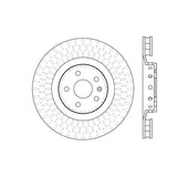 Stoptech 09-15 Cadillac CTS Front Premium Cryostop Brake Rotor