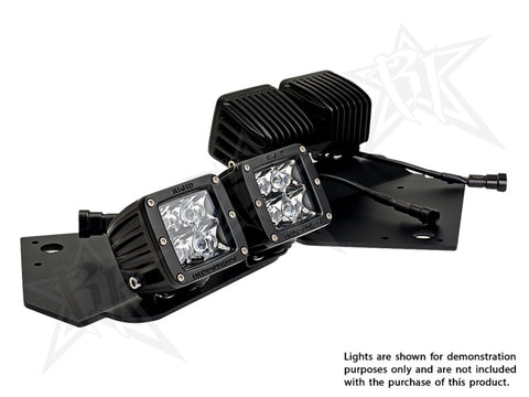 Rigid Industries Ford Raptor - Fog Light Brackets - Mounts 4 Dually/D2 Lights