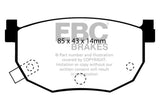 EBC 99-01 Hyundai Elantra 2.0 Greenstuff Rear Brake Pads