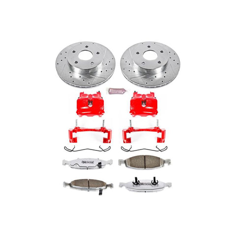 Power Stop 99-02 Jeep Grand Cherokee Z26 Street Kit w/ Calipers - Front