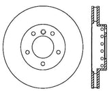 StopTech 08-10 BMW 535i / 06-10 BMW 550i Rright Rear Slotted Sport Brake Cryo Rotor