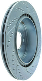 StopTech Select Sport 08-11 Mitsubishi Evo X Slotted and Drilled Right Rear Rotor