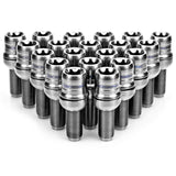 Raceseng TLR-1 Titanium Lug Bolt Set - M14x1.5mm / R14 Floating Seat - Brushed