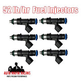 52 lb Ford Racing MU52 Fuel Injectors 450hp for 3.7 V6(Sold Individually)