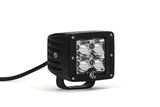 KC HiLiTES C-Series 3in. C3 LED Light Amber 12w Spot Beam (Single) - Black