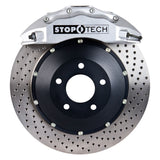 StopTech 15-16 GM Silverado/Sierra 1500 Front BBK w/ Silver ST-60 Calipers Drilled 380x35mm Rotors