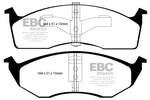 EBC 95-97 Chrysler Concorde 3.3 Greenstuff Front Brake Pads