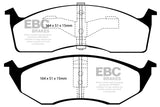 EBC 95-97 Chrysler Concorde 3.3 Greenstuff Front Brake Pads