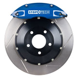 StopTech 01-06 BMW 330CI / 06-08 BMW Z4 Front BBK Blue ST-40 Calipers 332x32 Slotted Rotors