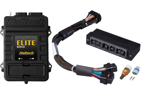 Haltech 92-95 Mazda RX7 FD3S (S6 2 Row ECU Plug) Elite 1500 Plug-n-Play Adaptor Harness ECU Kit