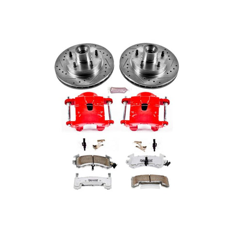Power Stop 79-81 Buick Century Z26 Street Kit w/ Calipers - Front