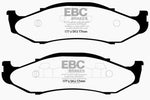 EBC 97-99 Jeep Cherokee 2.5 82mm High Rotors Ultimax2 Front Brake Pads