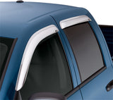 AVS 13-19 Ford Escape Ventvisor Front & Rear Window Deflectors 4pc - Chrome
