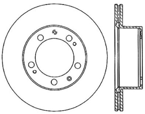 StopTech 89-94 Porsche 911 Slotted Left Front CRYO Rotor