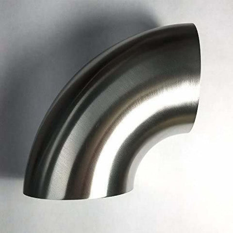 Stainless Bros 4in SS304 90 Deg Elbow -1D Radius - 4in CLR - 16GA/ .065" Wall - No Leg