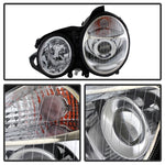 Xtune Mercedes Benz W210 E-Class 00-02 Projector Headlights Chrome PRO-CL-MW21099-C