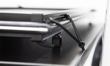 Access LOMAX Pro Series Tri-Fold Cover 2020 Jeep Gladiator 5ft (w/ Trail Rail) Box Diamond Plate