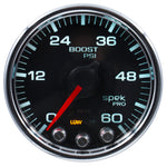 Autometer Diesel Gauge Kit A-Pillar 10-19 RAM Boost/EGT 60psi/2000 degree F Black Spek-Pro