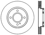 StopTech 2011-2013 Ford Fiesta 1.6L Slotted Right Front Rotor