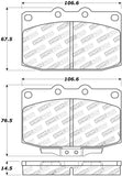 StopTech Street Touring 89-95 Mazda RX7 Front Brake Pads