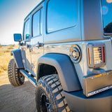 DV8 Offroad 2007-2018 Jeep JK All Black Fuel Door Assembly