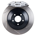 StopTech 08+ Impreza WRX Rear BBK ST22 345x28 Slotted Rotors Silver Calipers