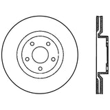 Stoptech 06-08 Cadillac XLR-V Supercharged / 05-09 Corvette (Z51) Front High Carbon Cryo Rotor