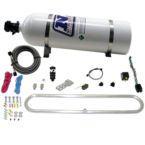 Nitrous Express N-Tercooler System w/15lb Bottle (Remote Mount Solenoid)