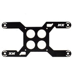 Nitrous Express Carb Plate Solenoid Bracket for Dominator (4 Solenoid)