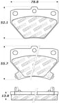 StopTech Street Touring 00-05 Celica GT-S Rear Brake Pads
