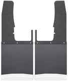 Husky Liners 09-16 Dodge Ram 1500/2500/3500 12in W Black Top SS Weight Kick Back Front Mud Flaps