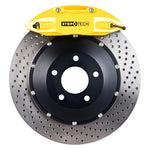 StopTech 14-15 BMW M3 / M4 Rear BBK w/ Yellow ST-40 Calipers Drilled 380x32mm Rotors