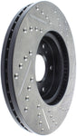 StopTech 09-10 Acura TSX/ 08-10 Honda Accord Coupe Right Front Slotted & Drilled Rotor