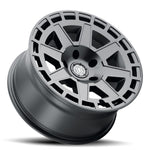 ICON Compass 17x8.5 5x5 -6mm Offset 4.5in BS Satin Black Wheel