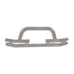 Rugged Ridge 3-In Tube Front Winch Bumper Titanium 76-06 CJ&Wrang