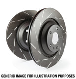 EBC 98-99 Ford F150 4.2 (2WD) (Rear Wheel ABS) USR Slotted Front Rotors