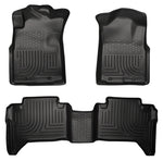 Husky Liners 05-13 Toyota Tacoma WeatherBeater Combo Black Floor Liners