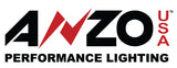ANZO 2005-2007 Dodge Magnum Crystal Headlight  Black Amber