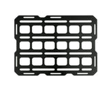 BuiltRight Industries 10in x 7.5in Tech Plate Steel Mounting Panel - Black