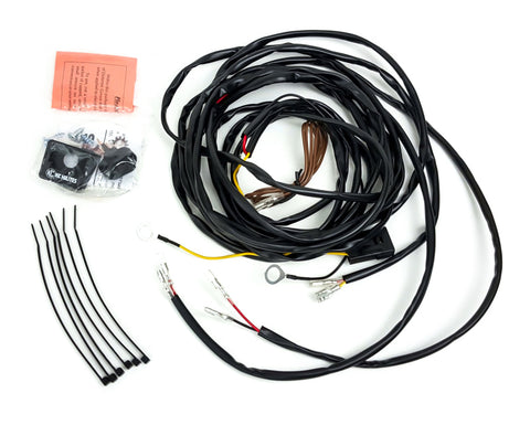 KC HiLiTES Universal Wiring Harness for 2 Cyclone LED Lights w/Connectors