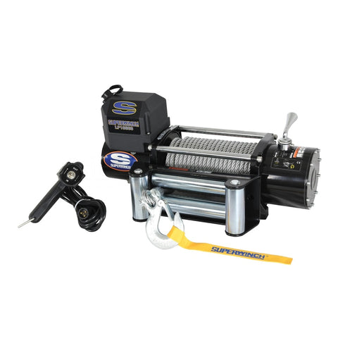 Superwinch 10000 LBS 12 VDC 3/8in x 85ft Steel Rope LP10000 Winch