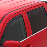 AVS 2020 Chevy/GMC 2500/3500 CrewCab Ventvisor In-Channel Front & Rear Window Deflectors 4pc - Smoke