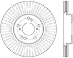 StopTech 09-10 Acura TSX/ 08-10 Honda Accord Coupe Right Front Slotted & Drilled Rotor