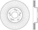 StopTech 09-10 Acura TSX/ 08-10 Honda Accord Coupe Right Front Slotted & Drilled Rotor