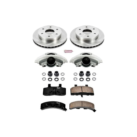 Power Stop 99-00 Cadillac Escalade Autospecialty Kit w/ Calipers - Front