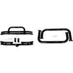 Rugged Ridge 3-In Tubular Bumper&Side Step Kit Black 87-06 Wrangl