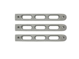 DV8 Offroad 2007-2018 Jeep JK Silver Slot Style Door Handle Inserts - Set Of 3