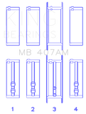 King Chrysler Valient Crankshaft Main Bearings